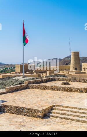 Forte di Bahla ad Dakhiliya, Oman. Foto Stock