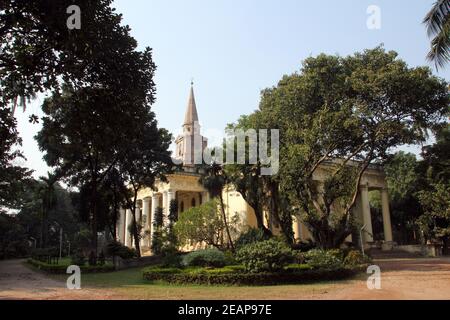 Chiesa di San Giovanni nel distretto BBD Bagh di Kolkata, India Foto Stock