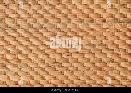 Bambù Weave sfondo. Foto Stock