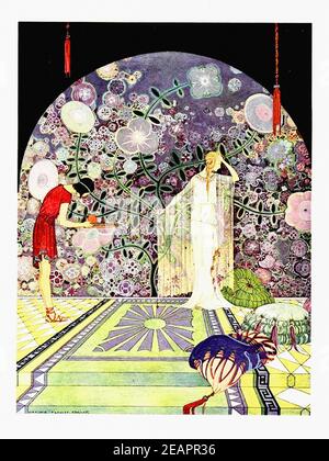 virginia-frances-sterrett vintage artwork virginia frances sterrett Foto Stock