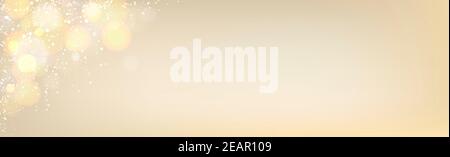 Bokeh blurry multicolore su sfondo giallo Foto Stock