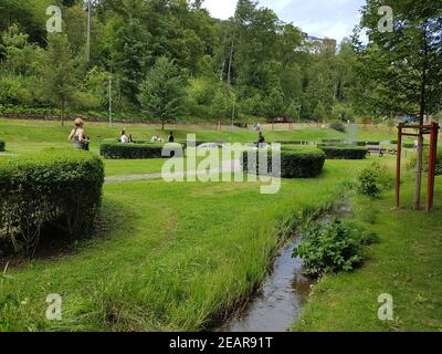 Minigolfplatz, Bad Schwalbach, Deutschland Foto Stock