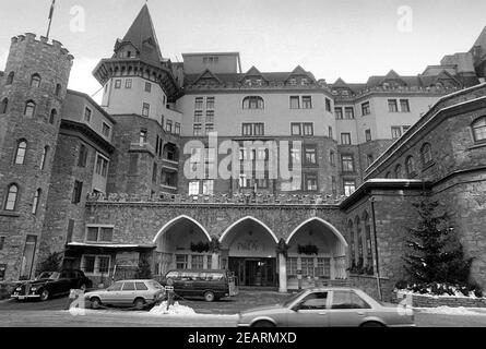 La Svizzera, il Badrutt's Palace Hotel a Saint Moritz Foto Stock