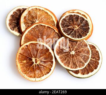 Orangen, Duftfruechte, Orangenscheiben Foto Stock