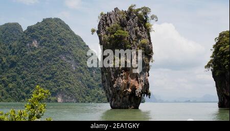 Khao Phing Kan in thailandia, phuket Foto Stock