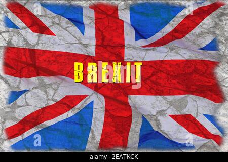 Bandiera Brexit Foto Stock