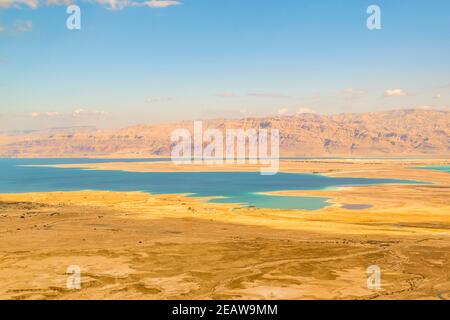 Masada National Park, Judea, Israele Foto Stock