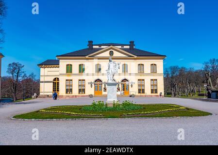 Teatro ai terreni del Palazzo Drottningholm in Svezia Foto Stock