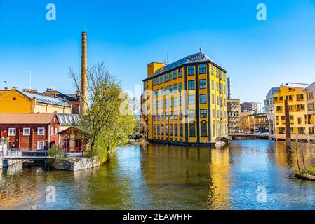 Museo del lavoro conosciuto anche come Museo Arbetets a Norrkoping In Svezia Foto Stock