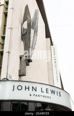 Il negozio di punta John Lewis, Oxford Street, Londra Foto Stock