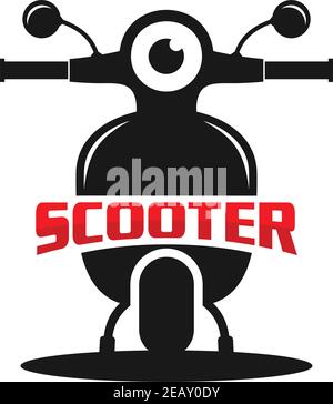 logo scooter progetta la tua azienda Illustrazione Vettoriale