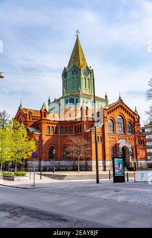 MALMO, SVEZIA, 25 APRILE 2019: Veduta della chiesa di Caroli a Malmo, Svezia Foto Stock