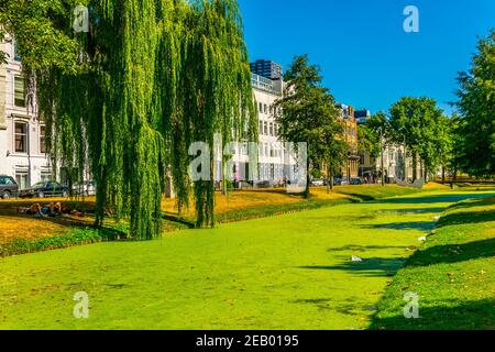 ROTTERDAM, PAESI BASSI, 5 AGOSTO 2018: Canale Westersingel a Rotterdam, Paesi Bassi Foto Stock