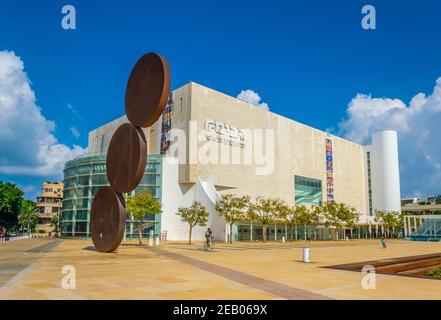 TEL AVIV, ISRAELE, 10 SETTEMBRE 2018: Teatro Habima nel centro di Tel Aviv, Israele Foto Stock