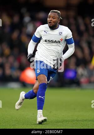 File photo datato 04-01-2020 del Morgan Ferrier di Tranmere Rover durante la terza partita della fa Cup a Vicarage Road, Watford. Data di emissione: Giovedì 11 febbraio 2021. Foto Stock