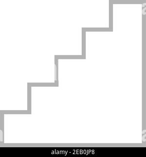 icona scale Illustrazione Vettoriale