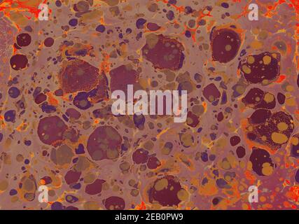 Astratto sfondo colorato fluido art pattern Foto Stock