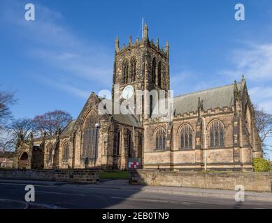 Chiesa parrocchiale di All Saints a Northallerton, North Yorkshire Foto Stock