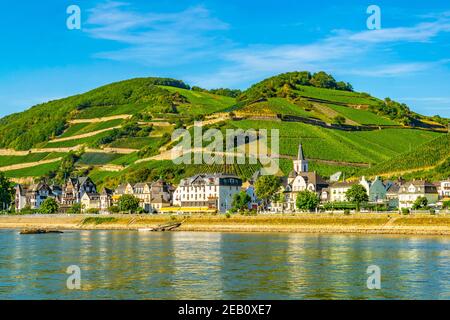 ASSMANNHAUSEN, GERMANIA, 16 AGOSTO 2018: Assmannhausen villaggio in Germania Foto Stock