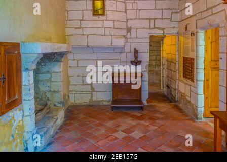 VILLENEUVE LES AVIGNON, FRANCIA, 22 GIUGNO 2017: Interno di una vecchia Certosa certosa Chartreuse de Villeneuve lez Avignon, Francia Foto Stock