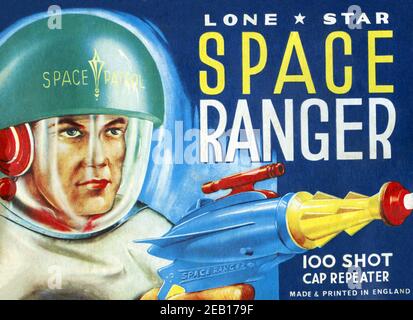 Ripetitore Lone Star Space Ranger 100 Shot Cap 1950 Foto Stock