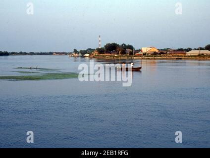 Reportage Romania 1998, delta del Danubio (scansionato da Ektachrome VS) Foto Stock