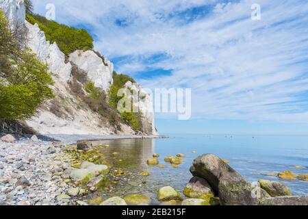 Moens klint Chalk scogliere in Danimarca Foto Stock