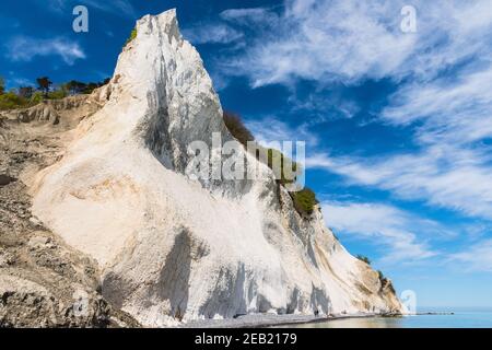 Moens klint Chalk scogliere in Danimarca Foto Stock