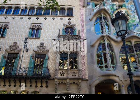 Casa Batllo Barcelona Foto Stock