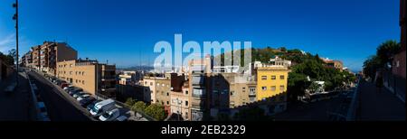 La Sagrada Familia a Barcellona Foto Stock