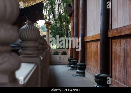 Dettagli a Jing un tempio a Shanghai Foto Stock
