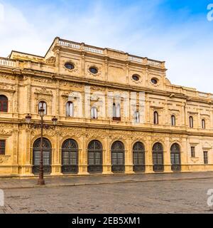 Retro del municipio di Siviglia, Andalusia, Spagna Foto Stock