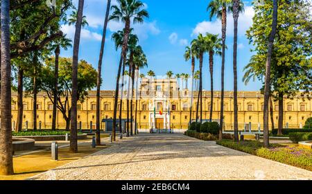 Parlamento andaluso a Siviglia, Andalusia, Spagna Foto Stock