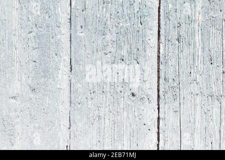 Legno lucido afflitto. Pannelli di porte in legno bianco afflitto. Vecchio sfondo di legno. Foto Stock