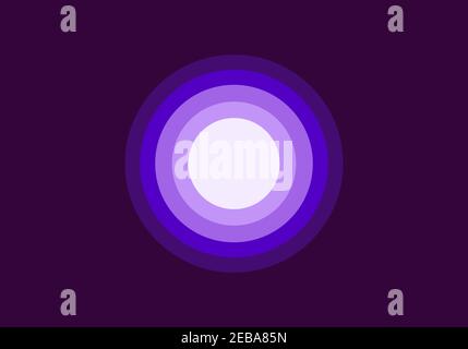 Design a colori con gradiente di spettro viola chiaro Illustrazione Vettoriale