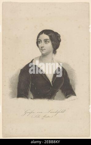 Gräfin von Landsfeld (Lola Montez) Foto Stock