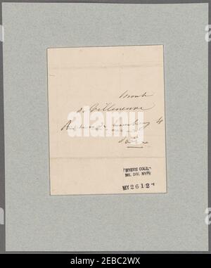 Lamartine, Alphonse Marie Louis de. A (de Villeneuve) Foto Stock