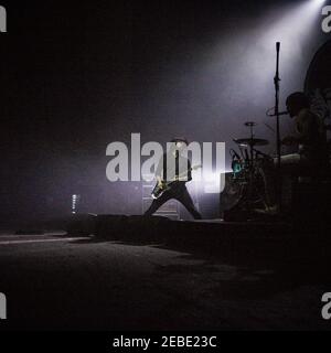 Duo rock canadese morte da oltre 1979 live sul palco Presso la O2 Brixton Academy di Londra Foto Stock