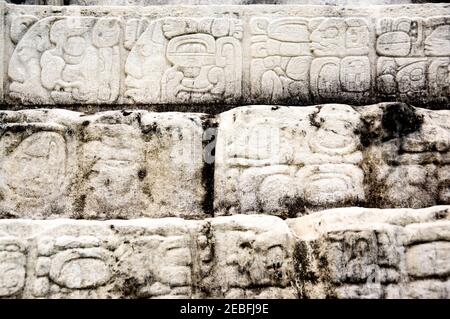 Le rovine maya di Palenque, un sito Patrimonio Mondiale dell'UNESCO, in Chiapas, Messico Foto Stock