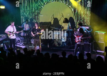 Chastity Brown si esibisce sul palco presso l'iconico Club 100 In Oxford Street di Londra Foto Stock