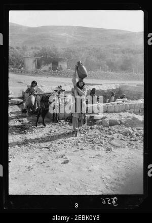 Viste del nord. La molla a Cana di Galilea Foto Stock