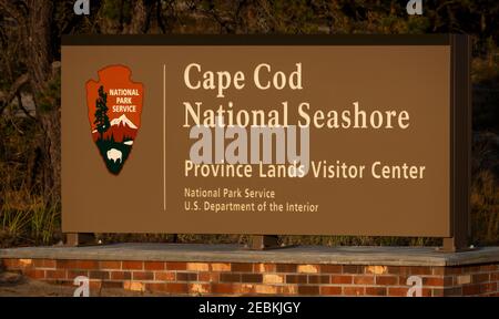 Cape Cod National Seashore Province Lands Trails Provincetown Massachusetts Foto Stock