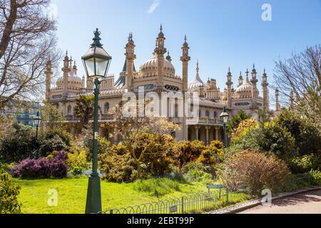 Il Royal Pavilion, un edificio storico di grado i, è un ex palazzo reale costruito come casa del Principe Reggente durante l'inizio del 19 ° secolo, sotto il Foto Stock