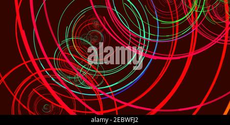 Cyber Punk 80s Nostalgia Abstract background Art Foto Stock