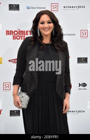 File photo datato 24/05/18 della stella Masked Singer Martine McCutcheon, una delle celebrità che sono state finora senza maschera nella serie. Data di emissione: Sabato 13 febbraio 2021. Foto Stock