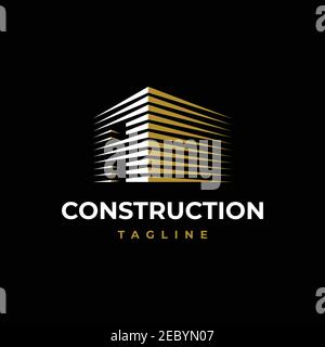 Lettera di un logo design template vettoriale Illustrazione Vettoriale