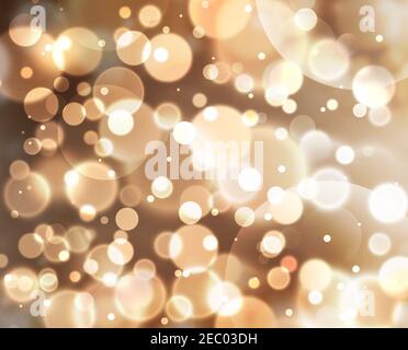 Luci soffuse nuove e luminose con un moderno e colorato concetto di sfondo. Bella carta da parati di sfondo Bokeh unica Foto Stock