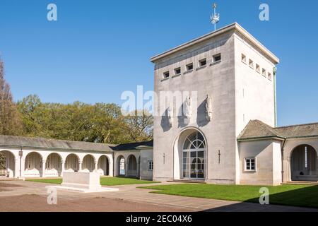 L'Air Forces Memorial, o Runnymede Memorial, a Englefield Green, vicino a Egham, Surrey, Inghilterra sudorientale, GB, Regno Unito Foto Stock