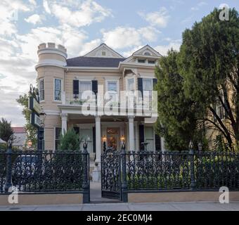 Recinzione Cornstalk, Cornstalk Hotel, New Orleans Foto Stock