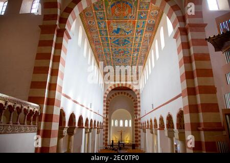 Soffitto in legno dipinto. Chiesa di San Michele o Michaeliskirche a